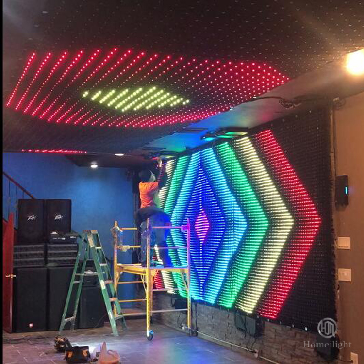 Event Party Dj - Cortina de Vídeo LED P10cm 4*6m