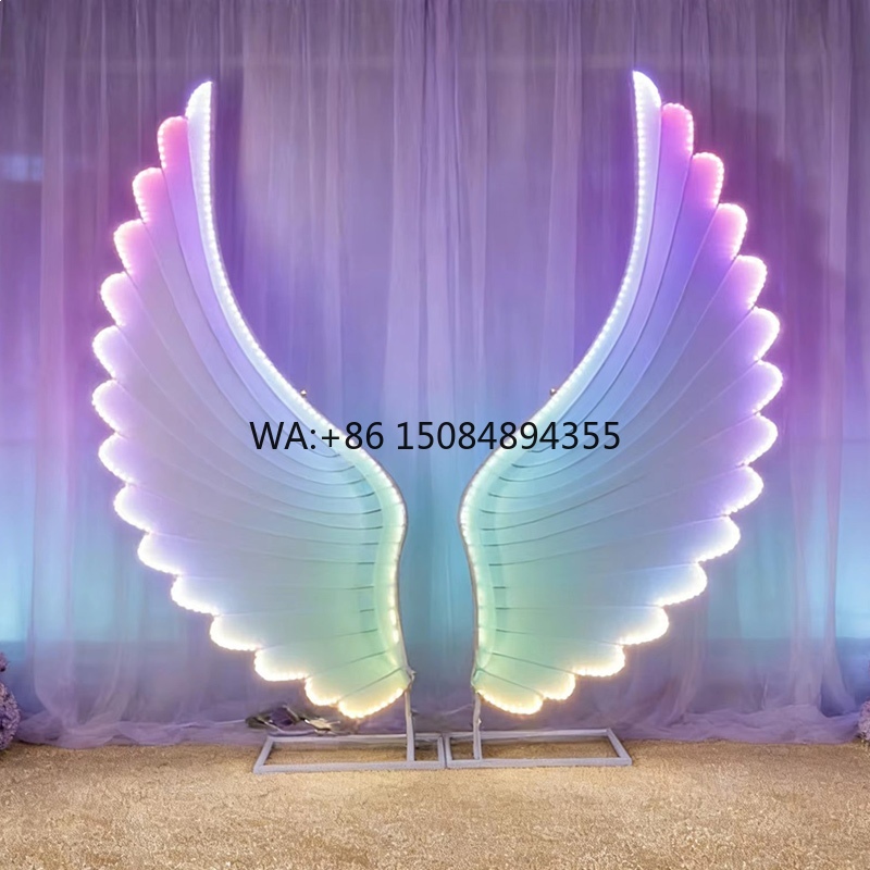 Neon Sign Party - Asas de Anjo Iluminadas com LED