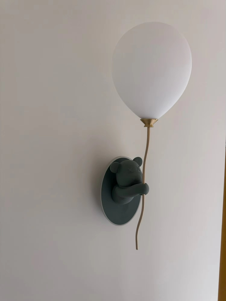 Led Balloon Light - Luminária de Parede Criativa Urso, Luz