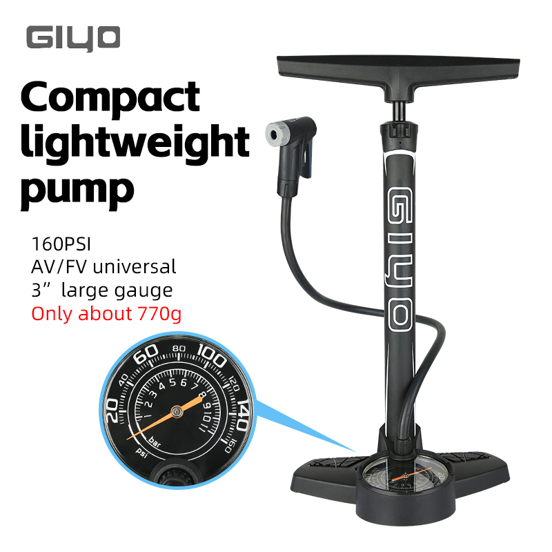 Balloon Pump Hand - Giyo 160psi bomba de chão da