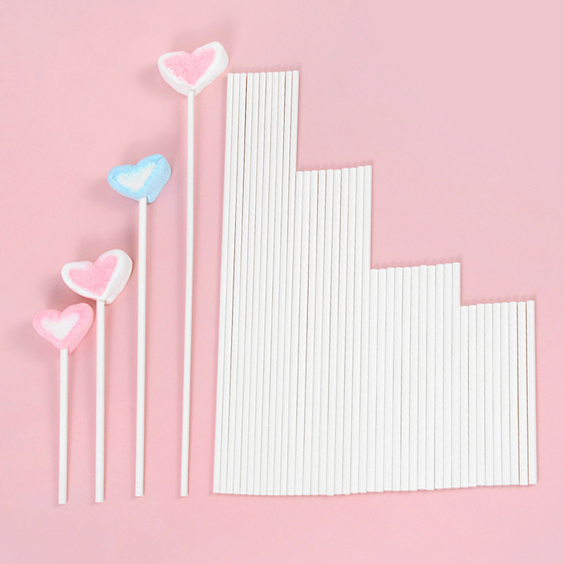 100 pçs núcleo sólido branco p - Cotton Candy Cone avaliação e preço