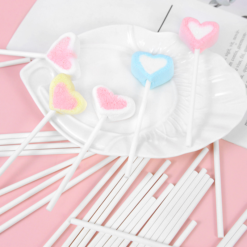 100 pçs núcleo sólido branco p - Cotton Candy Cone avaliação e preço