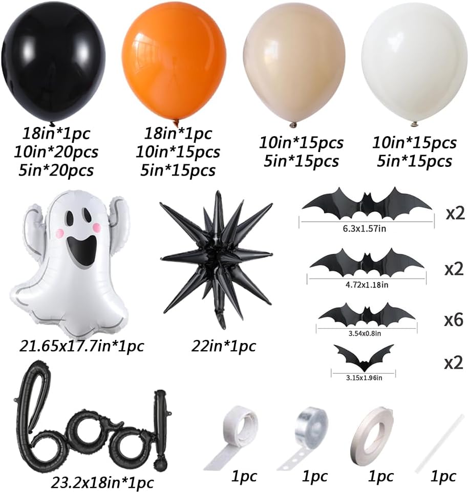 Kit de Arco de Balões Hallowee - Balloon Arch Kit avaliação e preço