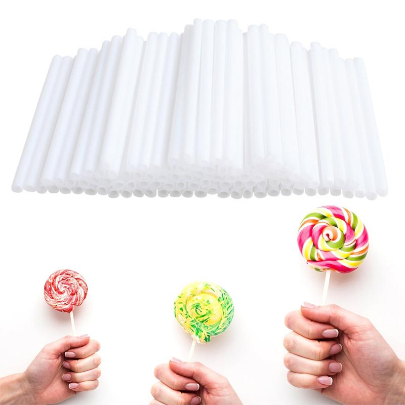 100 pçs diy doces varas piruli - Cotton Candy Cone avaliação e preço