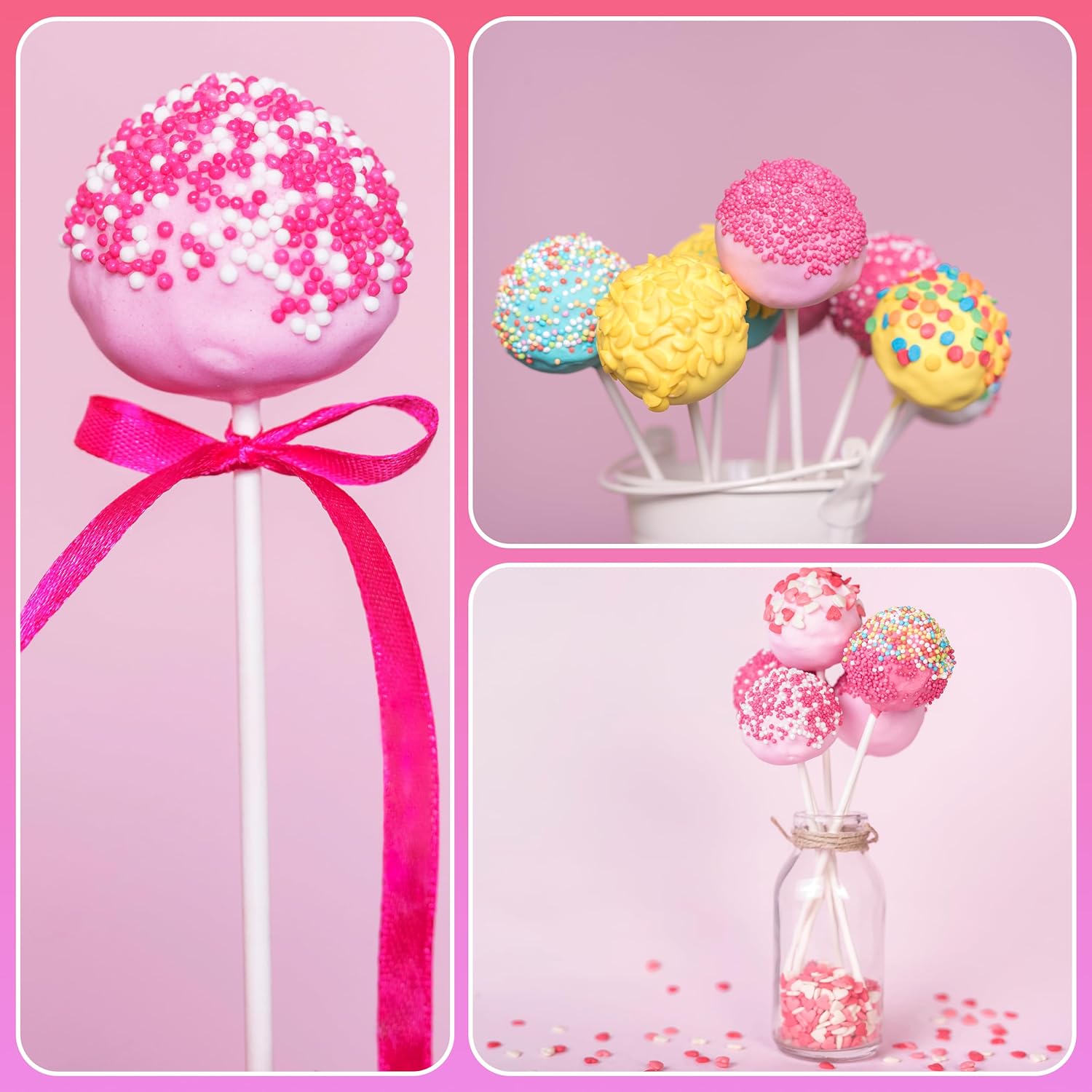 100 pçs diy doces varas piruli - Cotton Candy Cone avaliação e preço