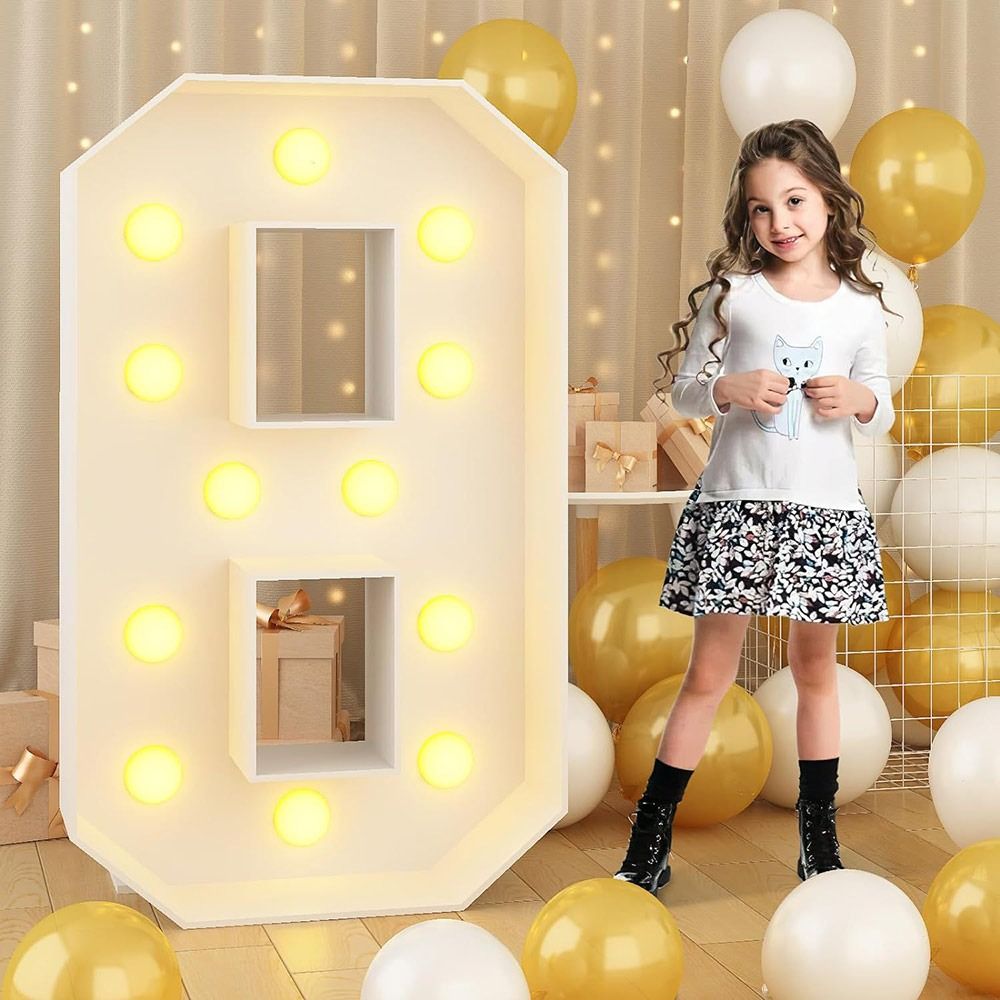 Balão de Números LED 0-9, 70cm - Led Balloon Light avaliação e preço