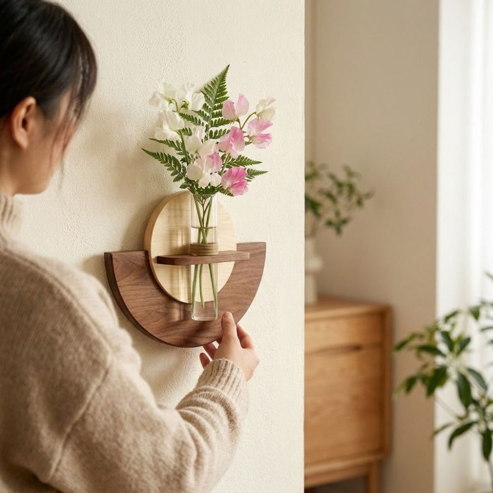 Prateleira de Parede Oval de M - Flower Wall Panel avaliação e preço