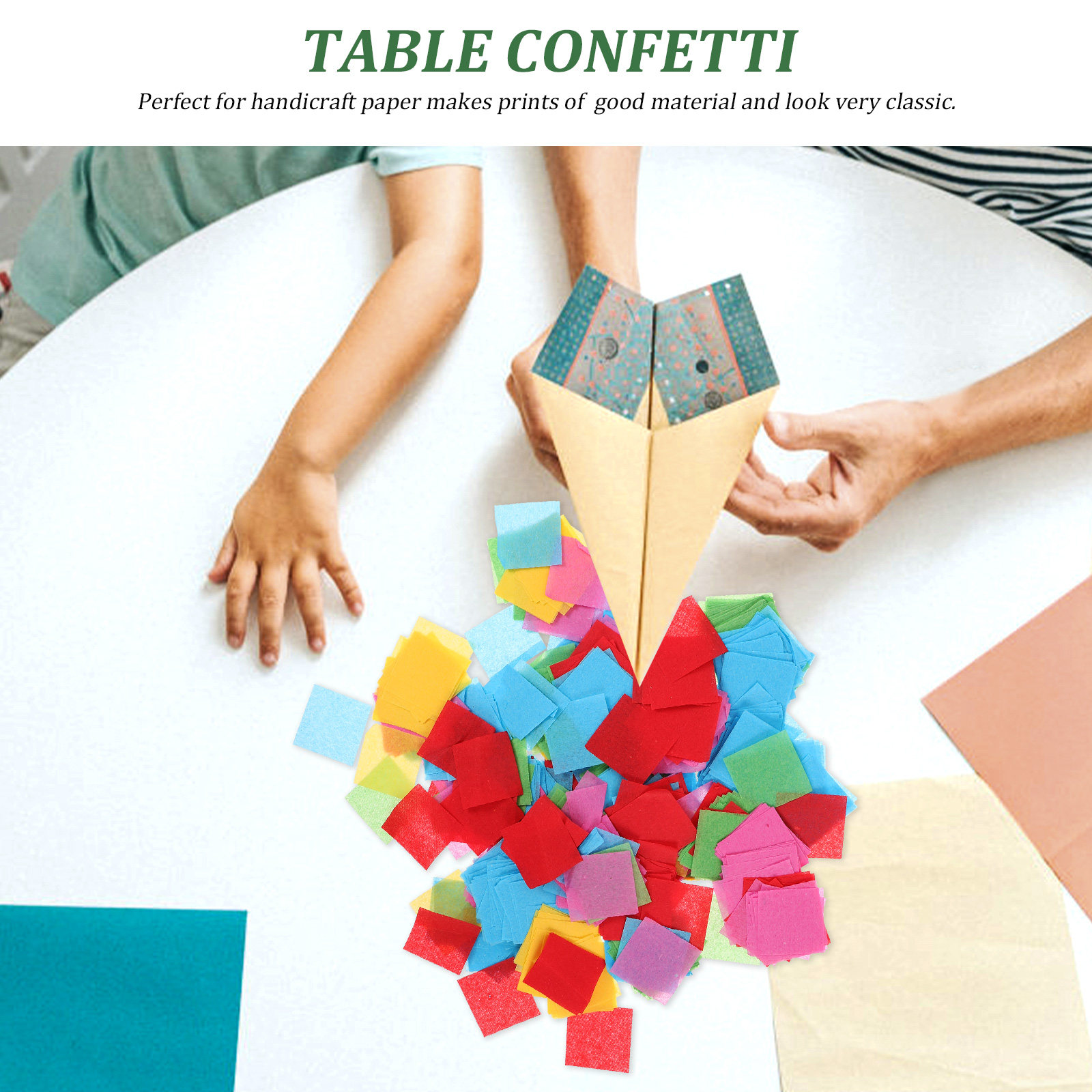 1 Pacote de Quadrados de Papel - Papercraft Supply Confetti avaliação e preço